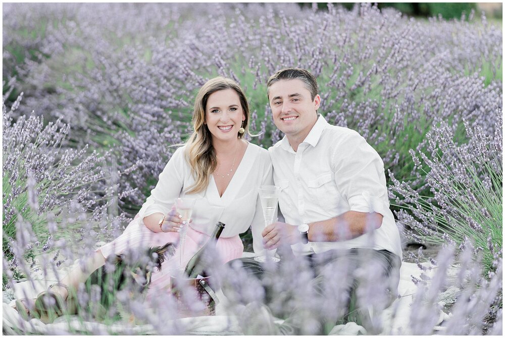 Lavender Engagement | Janet Lin Photography