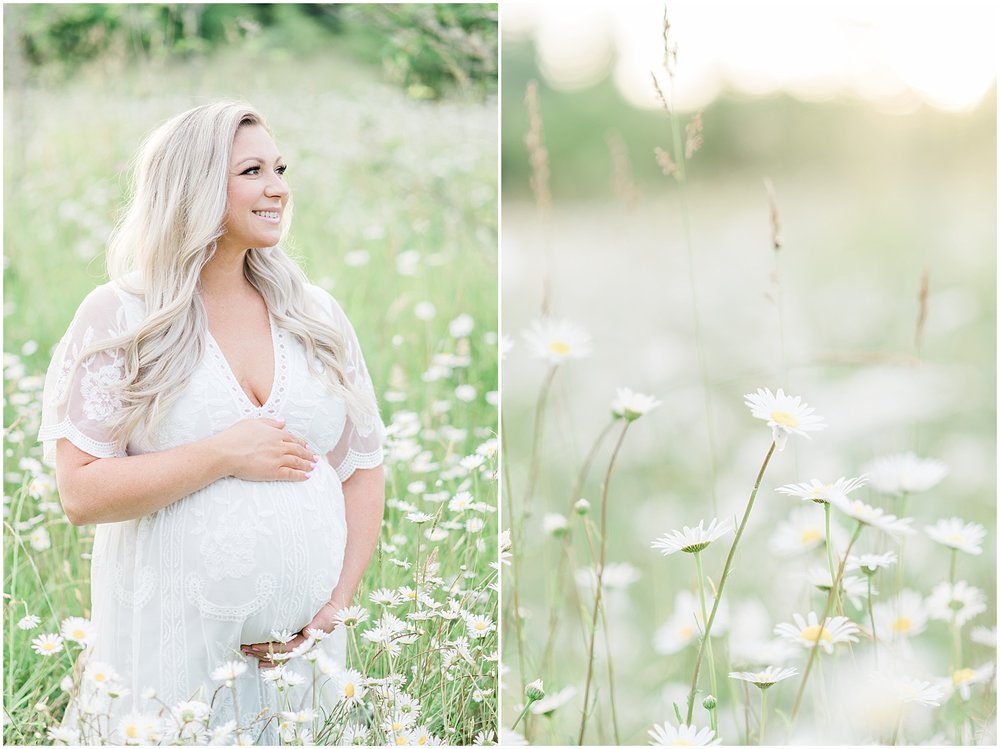 Wildflower Maternity Photos | Janet Lin Photography
