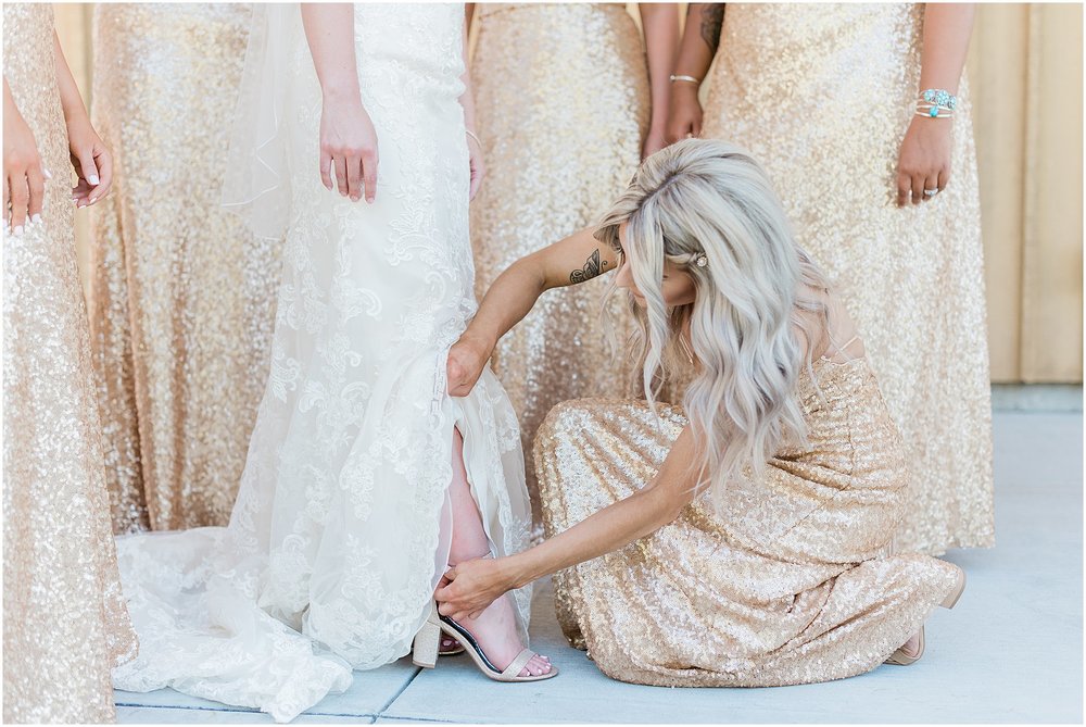 Blush &amp; Gold Wedding | Janet Lin Photography