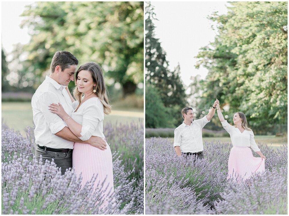 Lavender Engagement | Janet Lin Photography