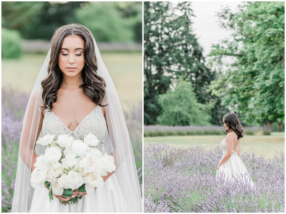 Lavender Field Bridal Session | Janet Lin Photography